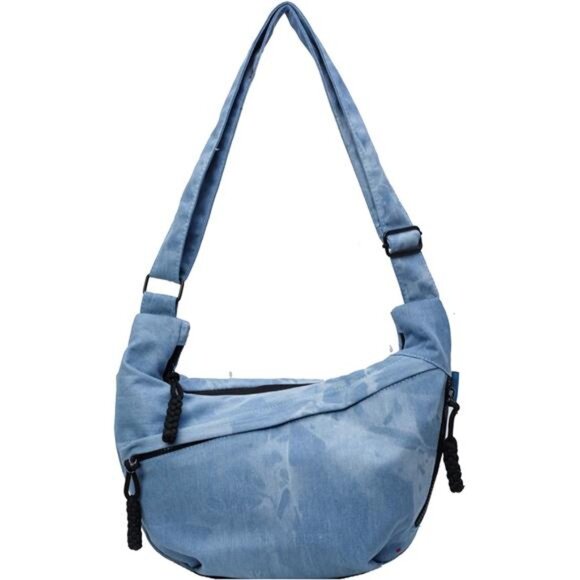 Handbags - Crescent Crossbody Bags for Women Blue